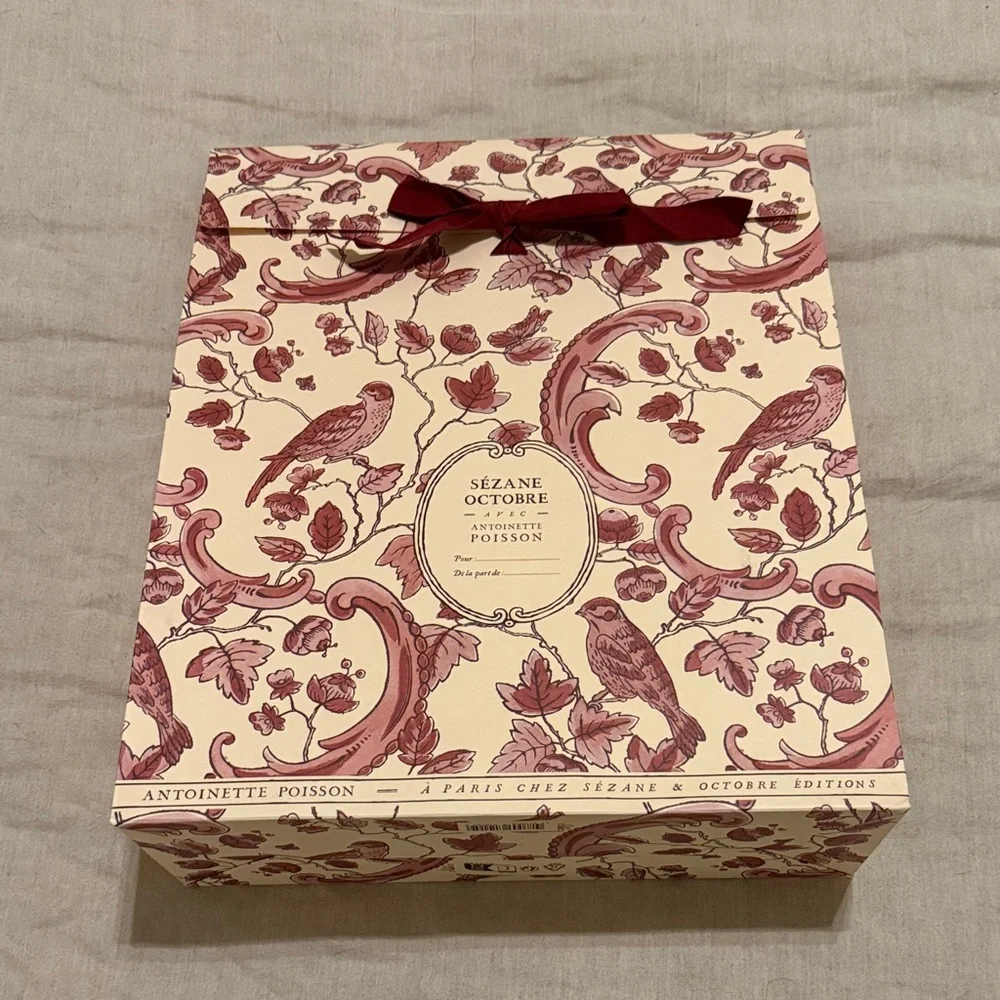 Three Sezane Gift Wrap Pouches
